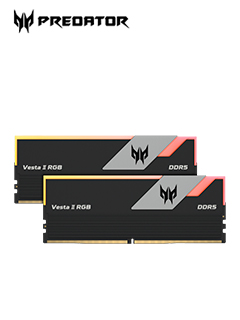 MEMORIA U-DIMM PREDATOR VESTA II RGB, 32GB (2X16GB) DDR5-7200MHZ, PC5-57600, CL34, 1.