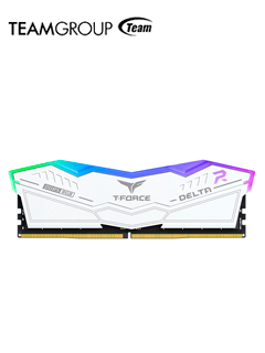 MEMORIA TEAMGROUP DELTA RGB DDR5 BLANCO, 32GB DDR5-6000MHZ, PC5-48000, CL38, 1.35V