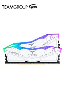 MEMORIA TEAMGROUP T-FORCE DELTA RGB, 48GB (2X24GB) DDR5-7200MHZ, CL34, 1.40V, BLANCO