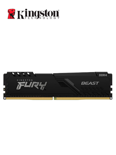 MEMORIA KINGSTON FURY BEAST, 8GB DDR4 2666 MHZ, PC4-21300, CL16, 1.2V.