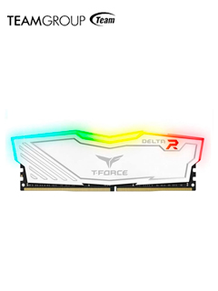 MEMORIA TEAMGROUP T-FORCE DELTA RGB, 8GB, DDR4 3200 MHZ, CL-16, 1.35V