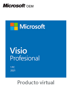 LICENCIAMIENTO VIRTUAL (ESD) MICROSOFT VISIO PRO 2021 WIN ALL LNG PKCOMPRA DE PA