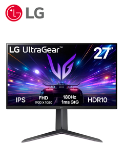 MONITOR GAMER LG 27 ULTRAGEAR PLANO FHD IPS (1920X1080) HDMI/DP/HP-OUTTASA DE R