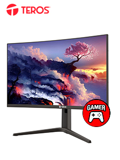 MONITOR CURVO GAMING TEROS TE-3214G, 31.5 QHD VA, 165 HZ, 1 MS, HDMI, DPEL MONI