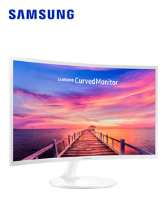 MONITOR SAMSUNG LC27F391FHNXZA, 27 VA CURVO, 1920X1080 FHD, HDMI / VGA / AUDIO.