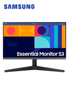 MONITOR SAMSUNG 24 FHD ESSENTIAL S3, (1920X1080)PANEL IPS, 100HZ, HDMI / DP, COLOR N