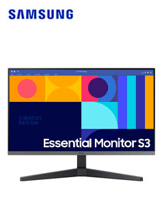 MONITOR SAMSUNG ESSENTIAL S3 DE 27, FHD IPS (1920 X 1080), 1 X HDMI 1.4, 1 X DP 1.2