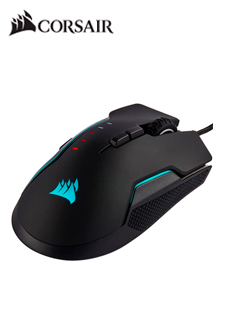 MOUSE GAMER CORSAIR GLAIVE RGB PRO, ALUMÍNIO.EL MOUSE GAMER CORSAIR GLAIVE RGB P