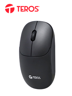 MOUSE Ã³PTICO INALÃ¡MBRICO TEROS TE1217S, COLOR NEGRO, 1000 DPI, RECEPTOR USB.3 BO