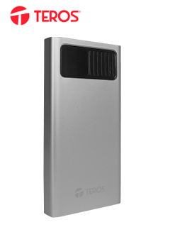 POWERBANK TEROS, TE-7054S, 10000MAH, PD30WCAPACIDAD 10000MAH, 3.7V, 37WH, PÓLIME