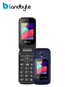 TELÉFONO CELULAR FLIP 4G LANDBYTE LT1448, 1.77, DUAL SIM, RADIO FM, DESBLOQUEADO.