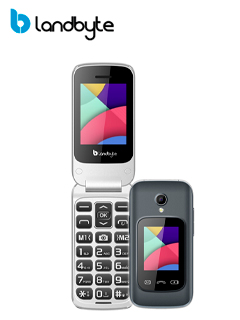 TELÃ©FONO CELULAR FLIP 4G LANDBYTE LT1448, 1.77, DUAL SIM, RADIO FM, DESBLOQUEADO.