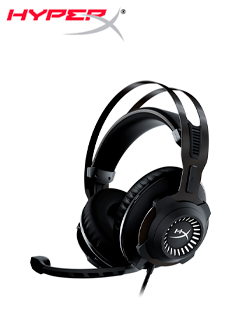 AURICULARES CON MICROFONO EXTRAIBLE HYPERX CLOUD REVOLVER + 7.1, 3.5 MM, USB CONTROL 