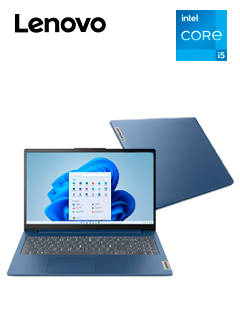 NOTEBOOK LENOVO IDEAPAD SLIM 3 15.6 FHD TN CORE I5-12450H 2.0/4.4GHZ, 8GB LPDDR5-480