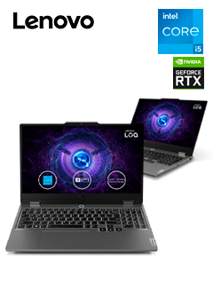 NOTEBOOK LENOVO LOQ 15IAX9, 15.6 FHD IPS, CORE I5-12450HX HASTA 4.4GHZ, 8GB DDR5-480