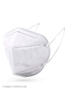 MASCARILLA PROTECTORA KN95 - COLOR BLANCO<B>PRESENTACION DE 40 UNIDADES EN BOLSA