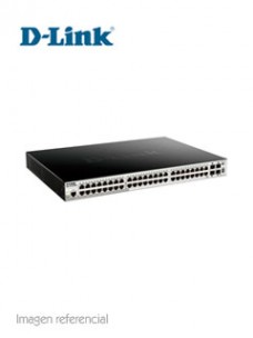 SWITCH D-LINK DGS-1510, 48 RJ-45 GBE, 4 PUERTOS 10G SFP+, POE.CAPACIDAD SWITCHIN