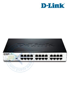 D-LINK 24-PORT 10/100 MBPS RJ-45 RACKMOUNTABLE SWITCH - AUTOVOLTAJE