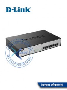 SWITCH D-LINK DGS-1008MP, 8 RJ-45 10/100/1000 MBPS, POE.