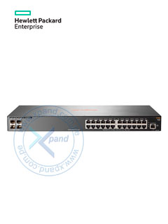 SWITCH HPE ARUBA 2930F, 24 RJ-45 GBE, 4 SFP+ 1/10GBE.CAPACIDAD SWITCHING 128 GBP