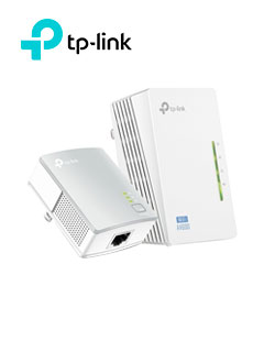 KIT EXTENSOR POWERLINE WIFI AV500, 300 MBPS, DUALBAND, 802.11A/B/G/N/.2 PUERTOS 