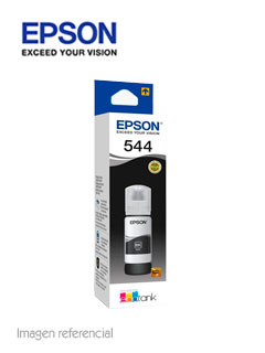 BOTELLA DE TINTA EPSON T544120-AL, COLOR NEGRO, CONTENIDO 65ML.PARA IMPRESORAS E