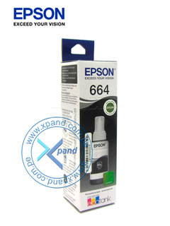 BOTELLA DE TINTA EPSON T664120, COLOR NEGRO, CONTENIDO 70ML, PARA IMPRESORAS EPSON L2