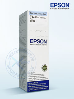 BOTELLA DE TINTA EPSON 673 (T673520), COLOR CIAN CLARO, CONTENIDO 70 ML, PARA IMPRESO