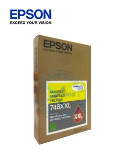 EPSON 748, CAPACIDAD EXTRA ALTA.COPATIBLE CON WORKFORCE PRO WF-6090, WF-6590, WF