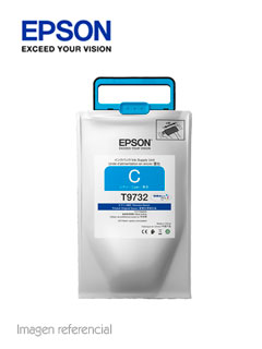 BOLSA DE TINTA EPSON DURABRITE PRO T973220, COLORCYAN.PARA IMPRESORA EPSON WORKF