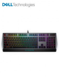 TECLADO GAMING ALIENWARE AW510K, USB, ILUMINACIONRGB POR TECLA, COLOR NEGRO/GRIS