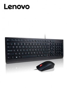 KIT DE TECLADO Y MOUSE LENOVO, INTERFAZ USB (ESPAÑOL DE LATINOAMÉRICA / 171 TECLAS), 