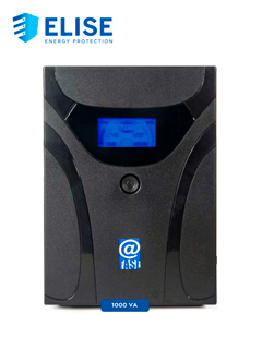 UPS INTERACTIVO ELISE FASE, AUR-1000-LCD-USB, 1000 VA / 600 W, PUERTO INTELIGENTE USB