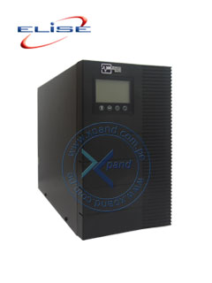 UPS ELISE UDC-3K-T-G2, ON-LINE, 3KVA, 2.7KW, 100V~ 300VAC, DISPLAY LCD.INTERFAZ 