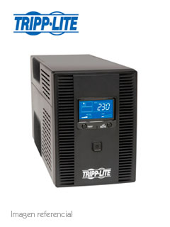 UPS TRIPP-LITE SMX1500LCDT, INTERACTIVO, 1500VA, 900W, 220V, 8 TOMAS C13.PANTALL