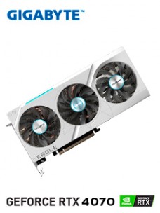 TARJETA DE VIDEO GIGABYTE GEFORCE RTX 4070 SUPER EAGLE OC ICE 12G, 12GB GDDR6X, PCI-E