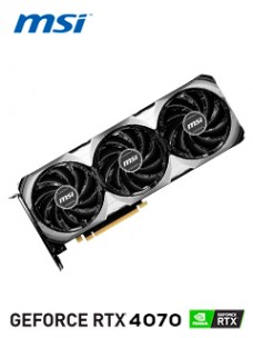 TARJETA DE VIDEO NVIDIA GEFORCE RTX 4070 SUPER, 12GB GDDR6X, PCI-E GEN 4PUERTOS: