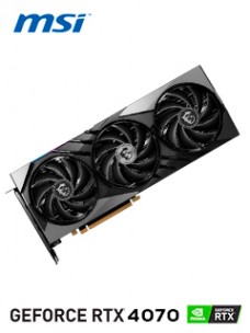 TARJETA DE VIDEO MSI GEFORCE RTX 4070 SUPER 12G GAMING X SLIM, 12GB GDDR6X, PCIE GEN 