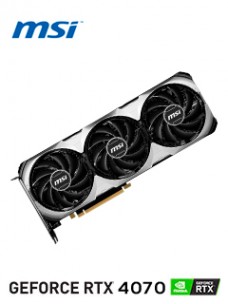 TARJETA DE VIDEO MSI GEFORCE RTX 4070 TI SUPER 16G VENTUS 3X OC, 16GB GDDR6X, PCIE GE