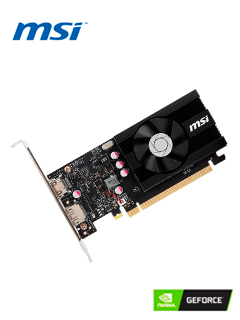 TARJETA DE VIDEO MSI GEFORCE GT 1030 4GD4 LP OC, 4GB DDR4, PCIE GEN 3.0 X16 (UTILIZA 