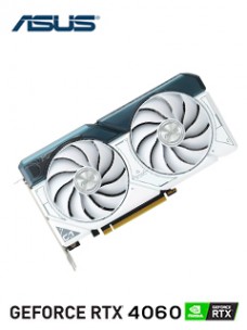 TARJETA DE VIDEO ASUS DUAL GEFORCE RTX 4060 OC EDITION 8GB GDDR6 PCI-E 4.0 COLOR BLAN