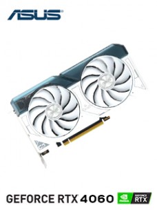 TARJETA DE VIDEO ASUS DUAL GEFORCE RTX 4060 TI WHITE EDITION, 8GB GDDR6, PCI-E 4.0