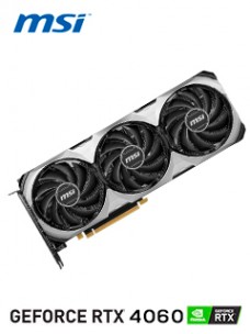 TARJETA DE VIDEO MSI GEFORCE RTX 4060 TI VENTUS 3X 8G OC, 8GB GDDR6, PCIE 4.0 X16 (X8