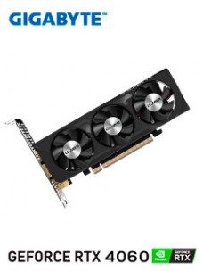 TARJETA DE VIDEO GIGABYTE GEFORCE RTX 4060 OC LOWPROFILE 8G, 8GB GDDR6, PCI-E 4.0